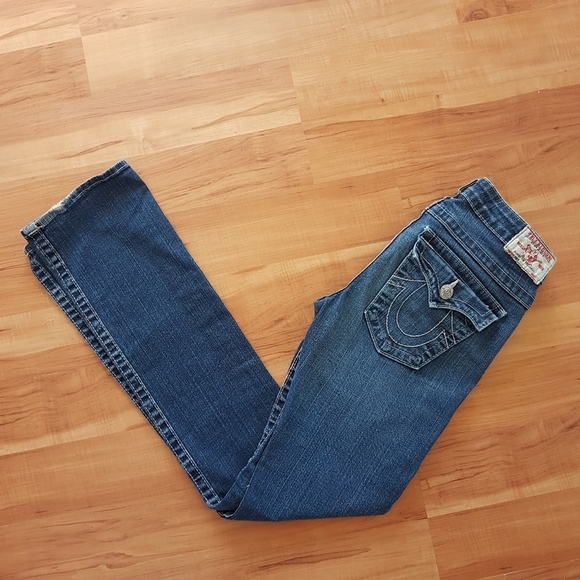 True Religion Billy Jeans Style # 10-572TS 98% Cotton Size 28 - Picture 4 of 13